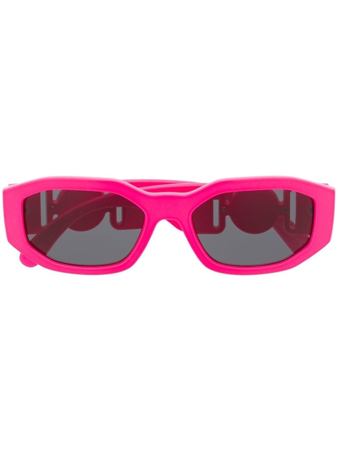

Versace Eyewear солнцезащитные очки в овальной оправе, розовый