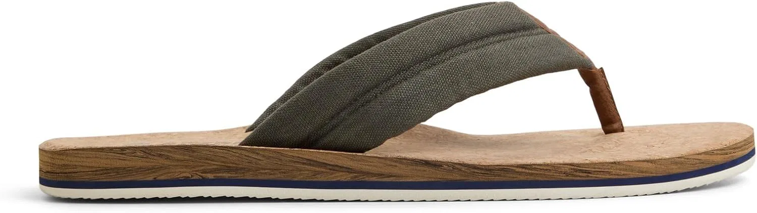 Мужские шлепанцы Sperry Porto, Khaki — фото 3