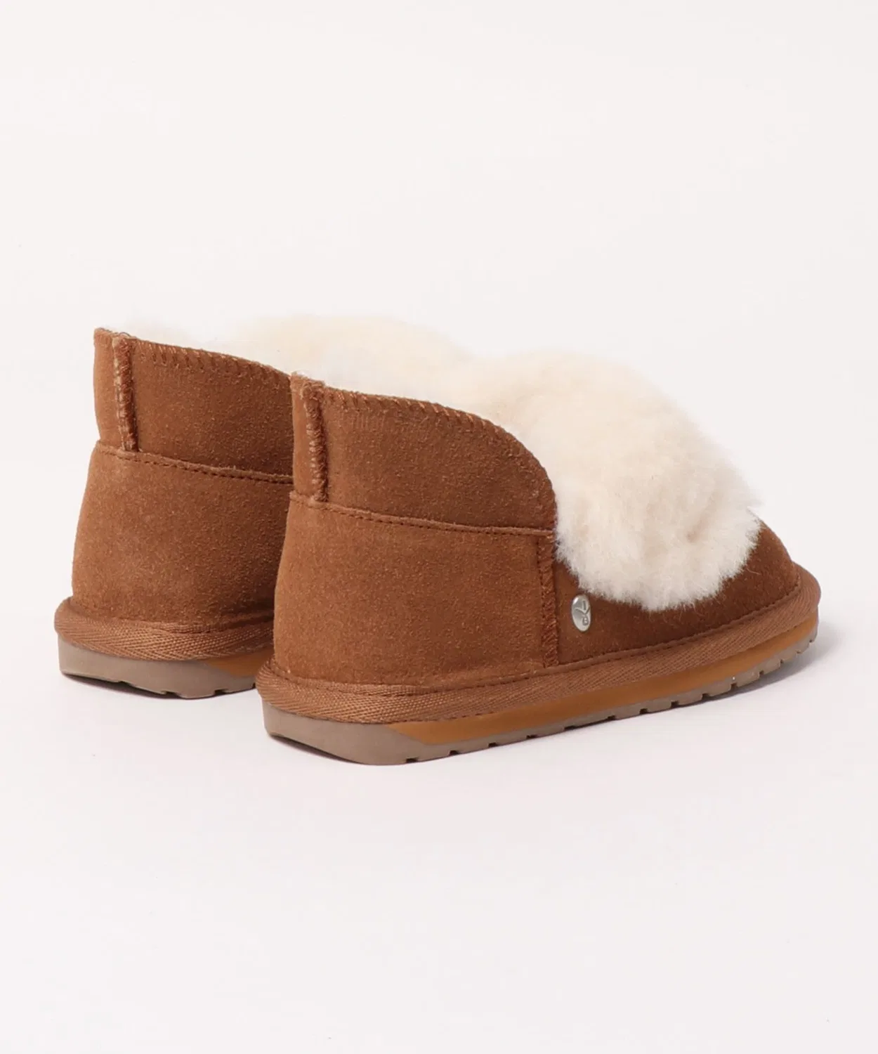 Детские ботинки-сапоги EMU Australia Mintaro Kids из мериносовой шерсти, серые — фото 3