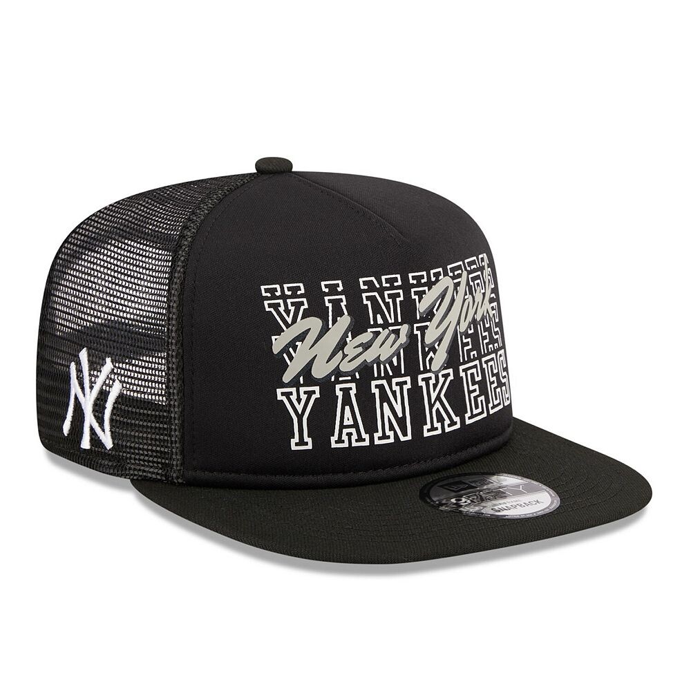 

Мужская черная кепка New Era New York Yankees Street Team с А-образной рамкой Trucker 9FIFTY Snapback, цвет Ynk Black