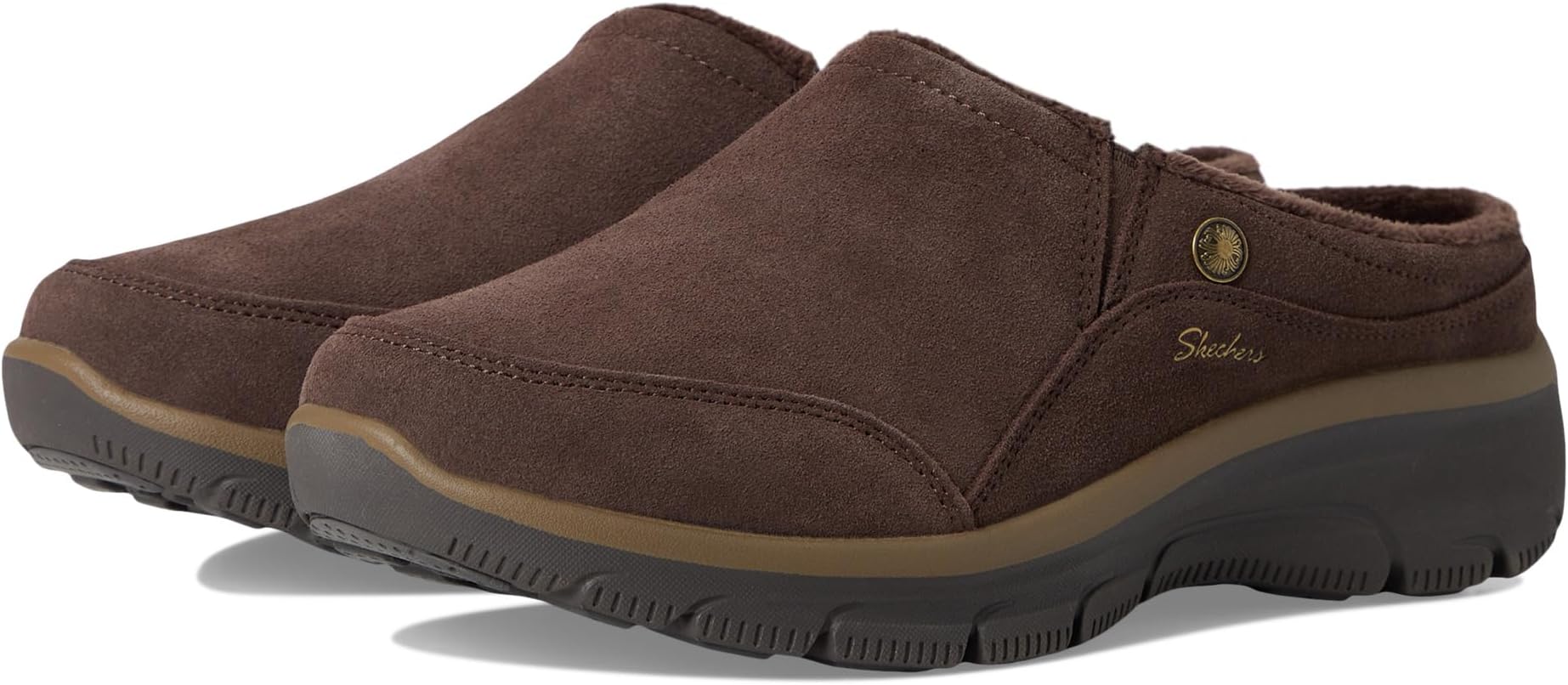 Сабо SKECHERS Women's Easy Going - Latte 2, Chocolate