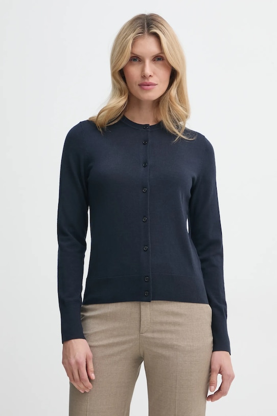 

Шерстяной кардиган Filippa K, темно-синий