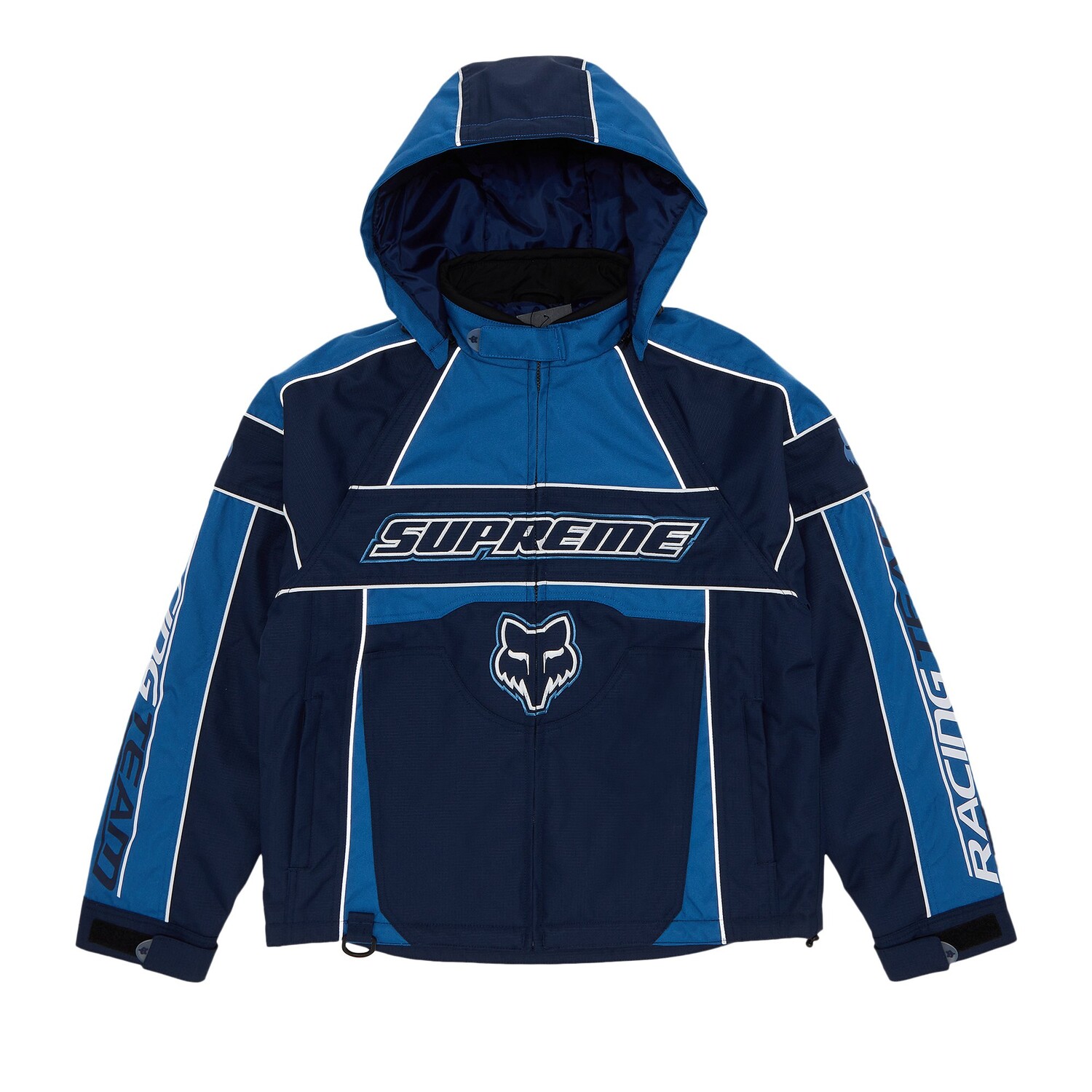 

Куртка Supreme x Fox Racing, синяя