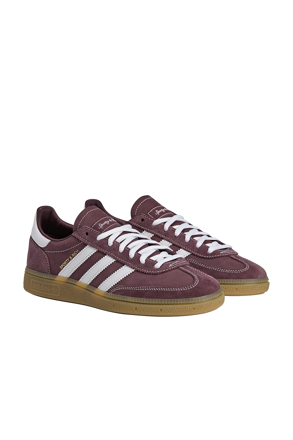 Кроссовки x Sporty & Rich Handball Spezial Adidas Originals, Red — фото 2
