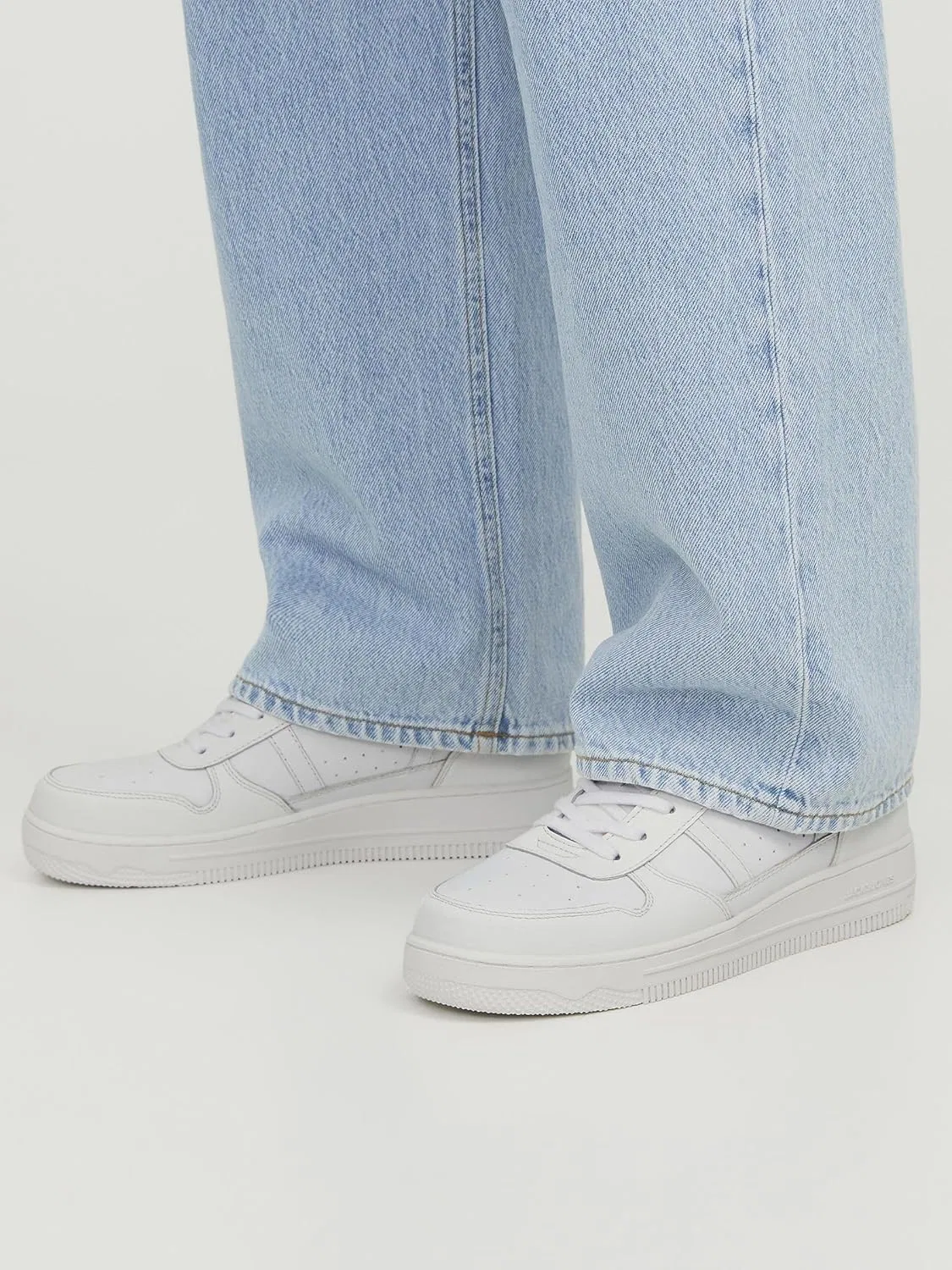 Мужские кроссовки Jack & Jones, White Detail Leather — фото 2