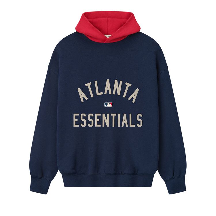 

Худи Fear of God Essentials Braves Hoodie, Navy/Red