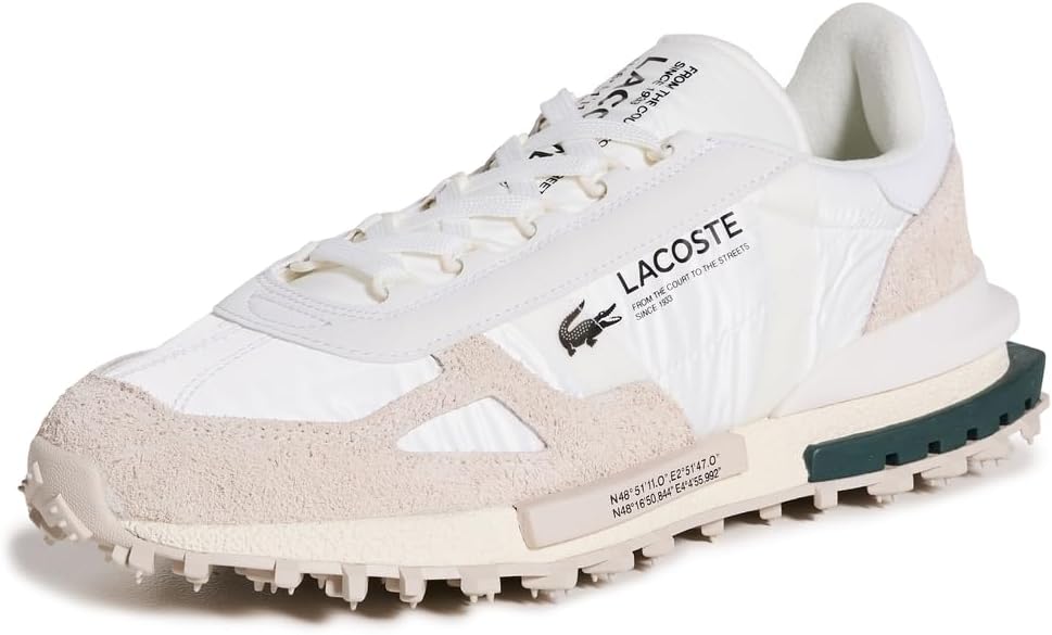 Мужские кроссовки Lacoste Elite Active 223, белый/зеленый