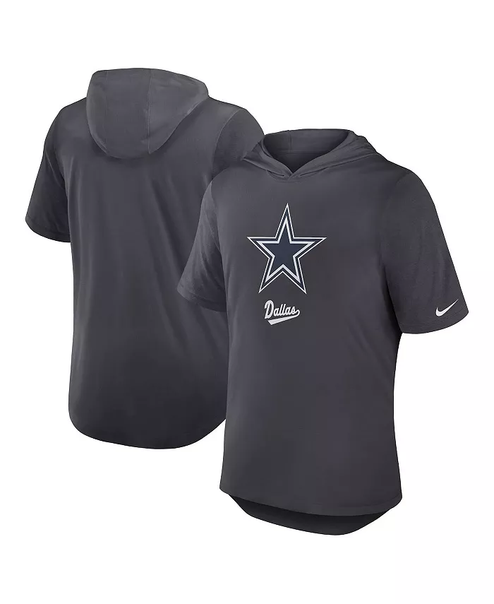 

Мужская антрацитовая толстовка-футболка Tri-Blend Performance Dallas Cowboys Nike