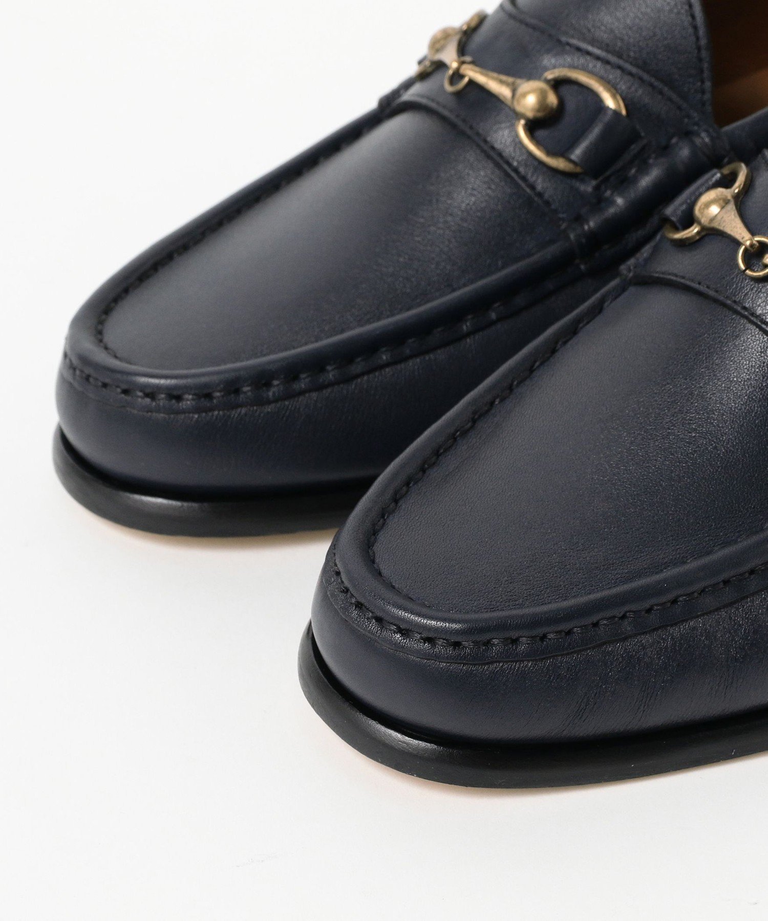 IL MOCASSINO / Лоферы из телячьей кожи Brilla per il gusto, NAVY/OCEANO — фото 2