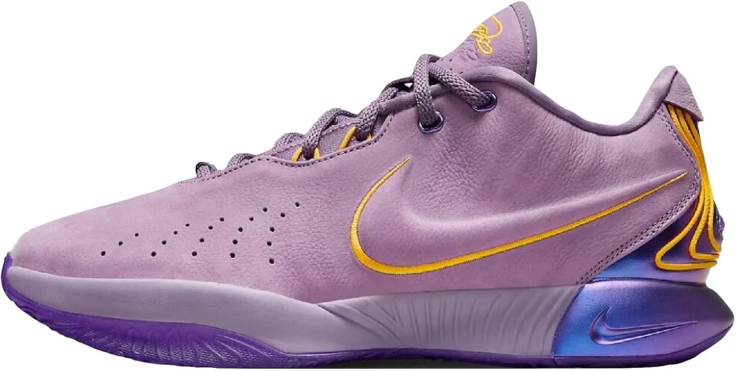 Мужские кроссовки Nike Lebron XXI, фиолетовый/пурпурный/золотой — фото 2