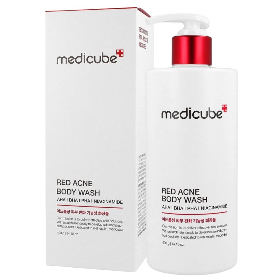 

Medicube RED ACNE BODY WASH 2.0, гель для мытья тела для проблемной кожи, 400 г