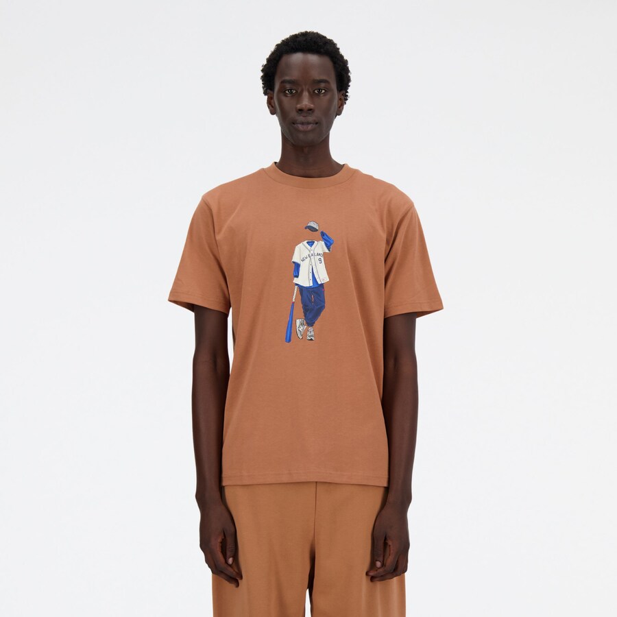 

Футболка new balance Athletics Baseball, Brown