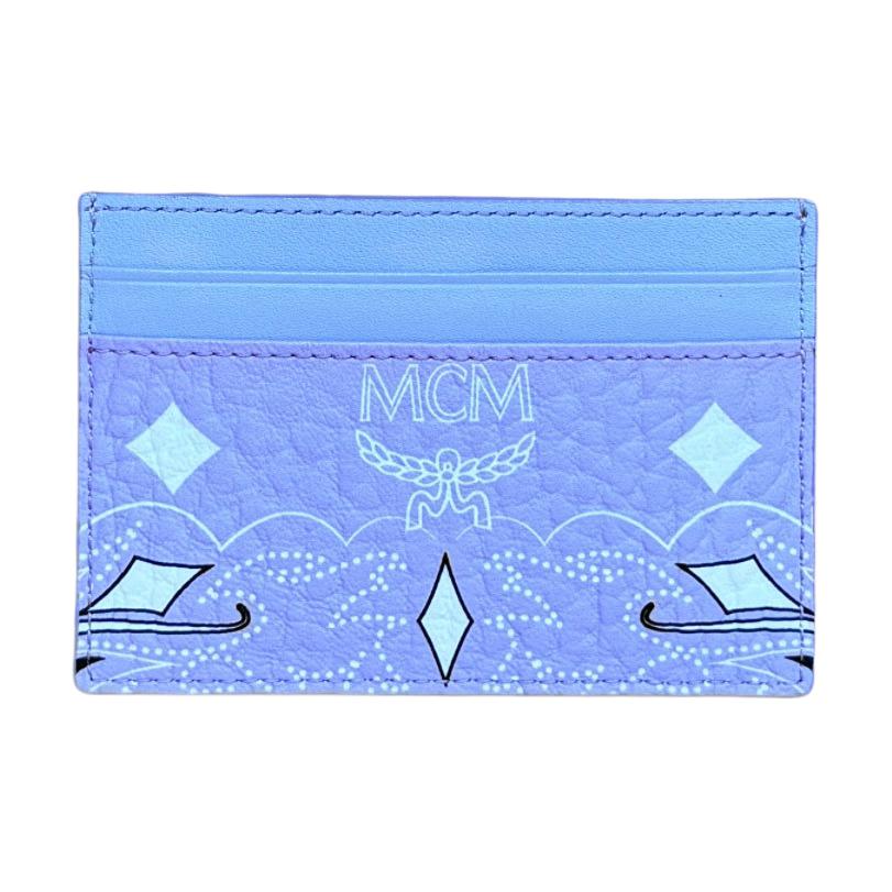 

MCM Мини-картхолдер из наппа кожи унисекс фиолетовый