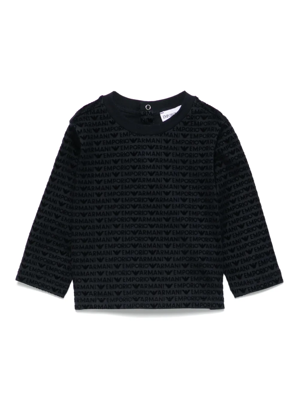

Футболка с логотипом Emporio Armani Kids, синий