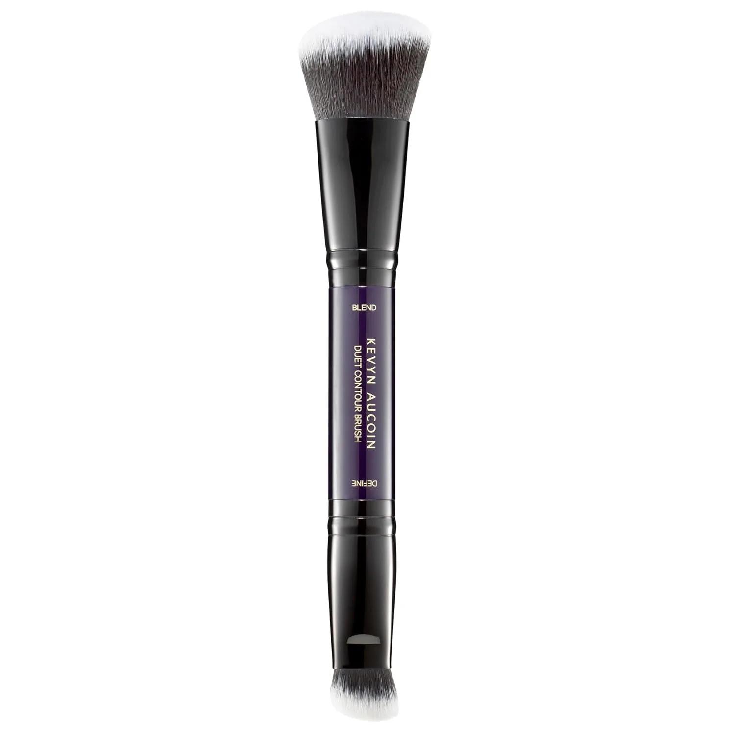 Kevyn Aucoin Duet Contour Brush: кисть для контура, хайлайтера и румян, No Color