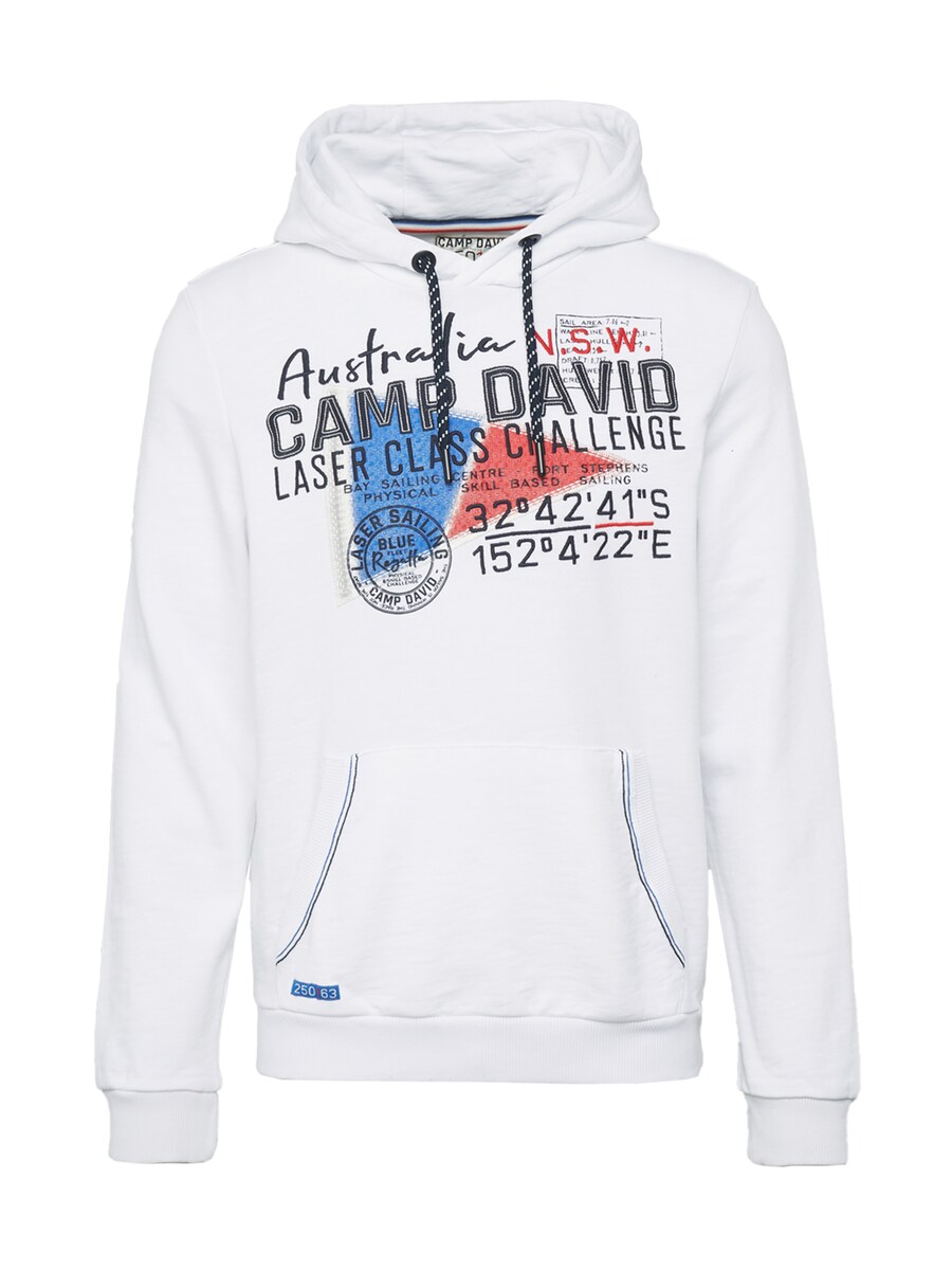 

Толстовка с капюшоном CAMP DAVID Sweatshirt, белый