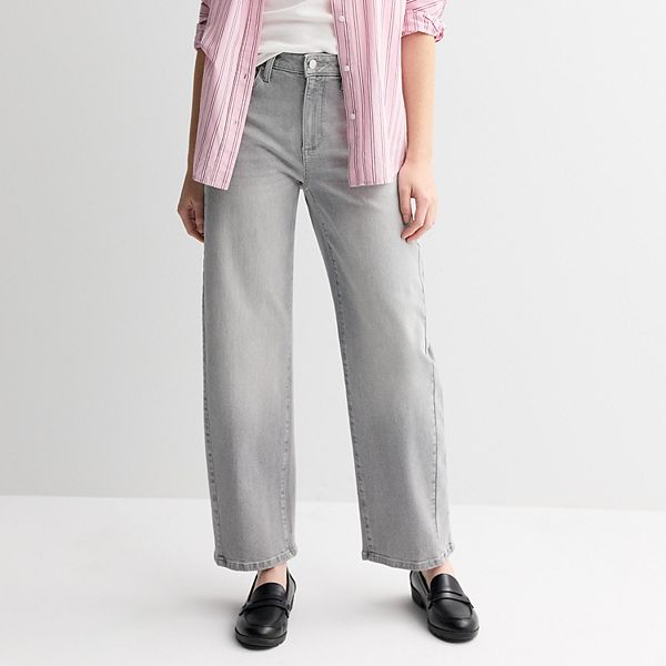 

Женские джинсы high rise barrel Sonoma Goods For Life, Grey Wash