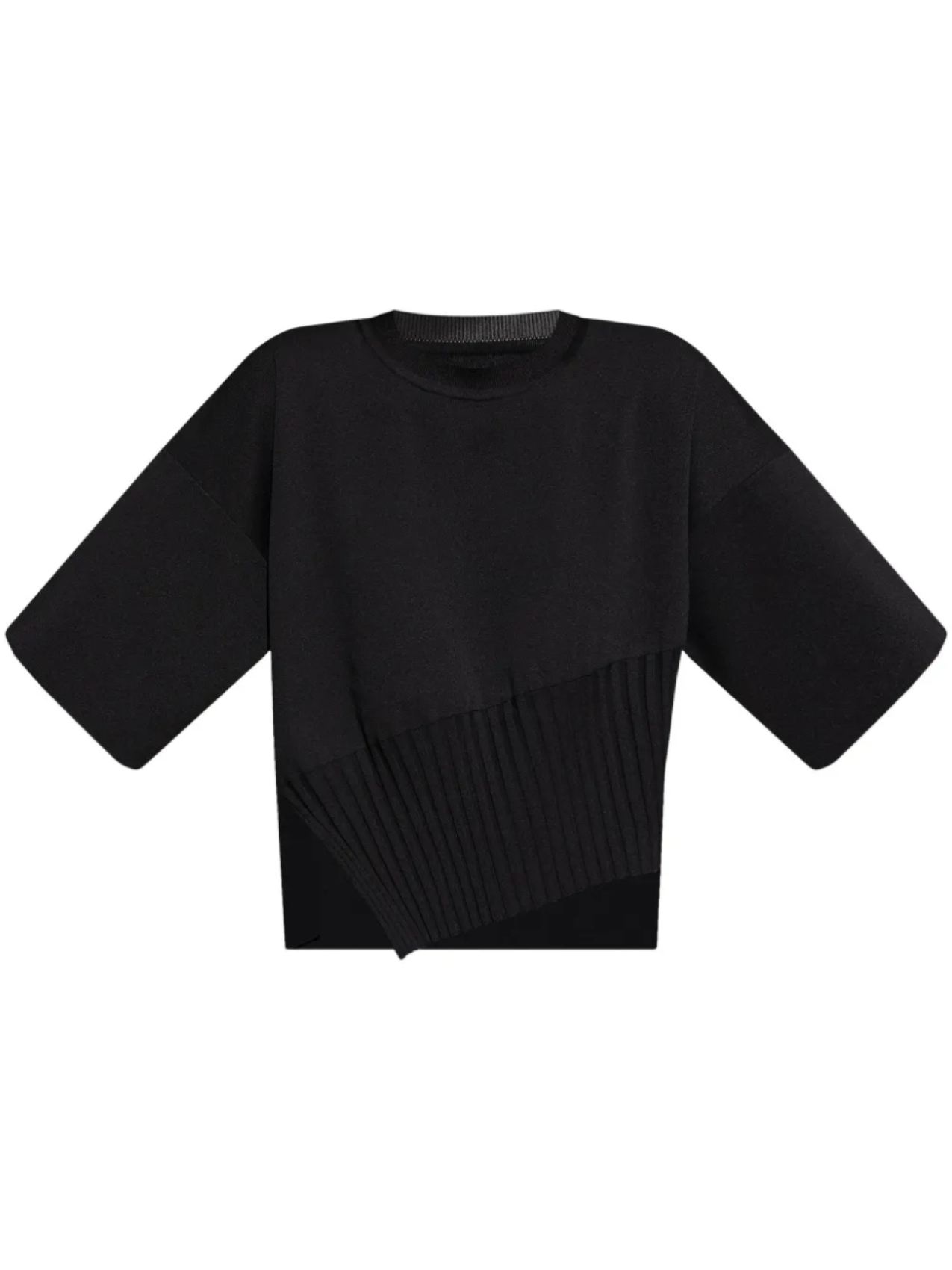 

Футболка Issey Miyake с ребрами, черный