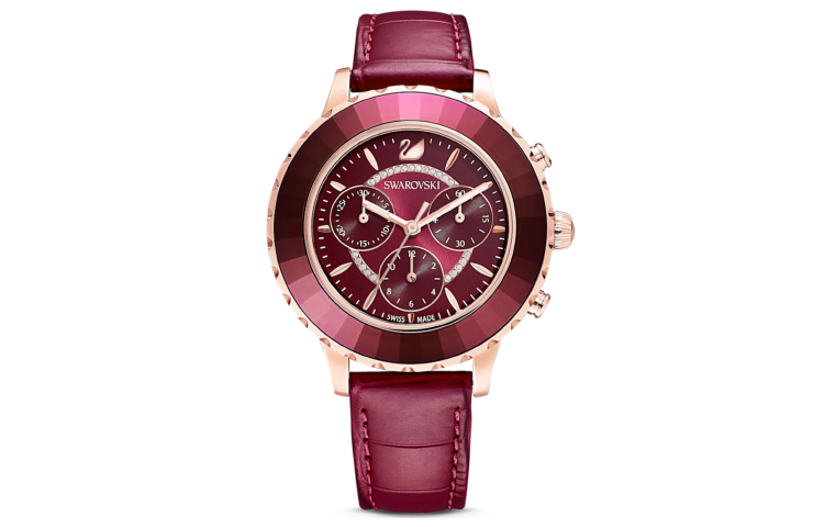 

Swarovski Часы Women's Octea Lux Chrono Watch, Red Watch Dial