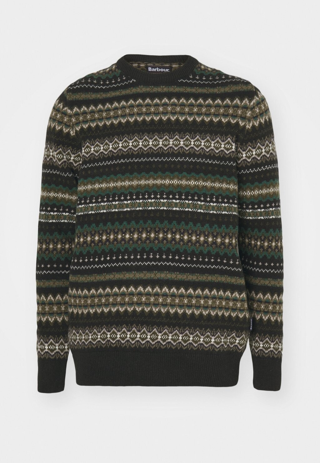 

Джемпер CASE FAIR ISLE CREW NECK Barbour, серебристый