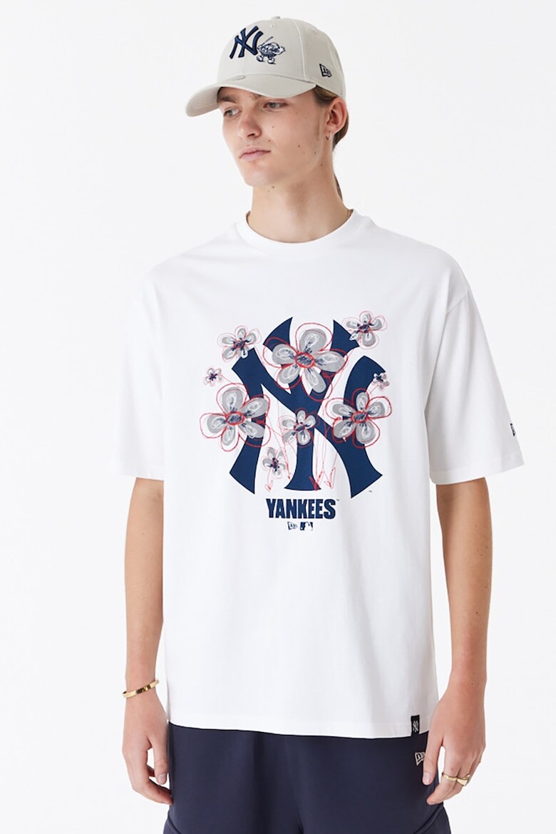 

Хлопковая футболка с логотипом New Era, белый