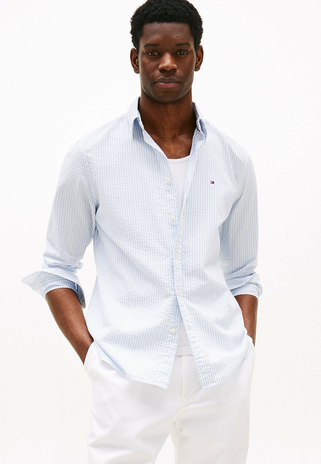 

Рубашка REGULAR FIT Tommy Hilfiger, светло-голубой
