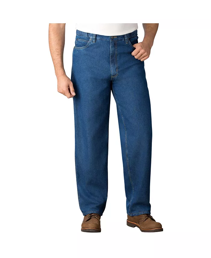 

Джинсы Big & Tall Relaxed Fit с расширяющейся талией KingSize, синий