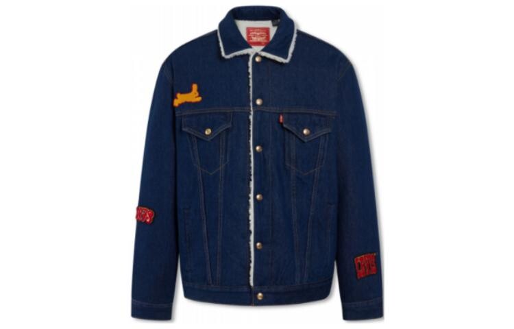 

Джинсовая куртка унисекс синий Levis