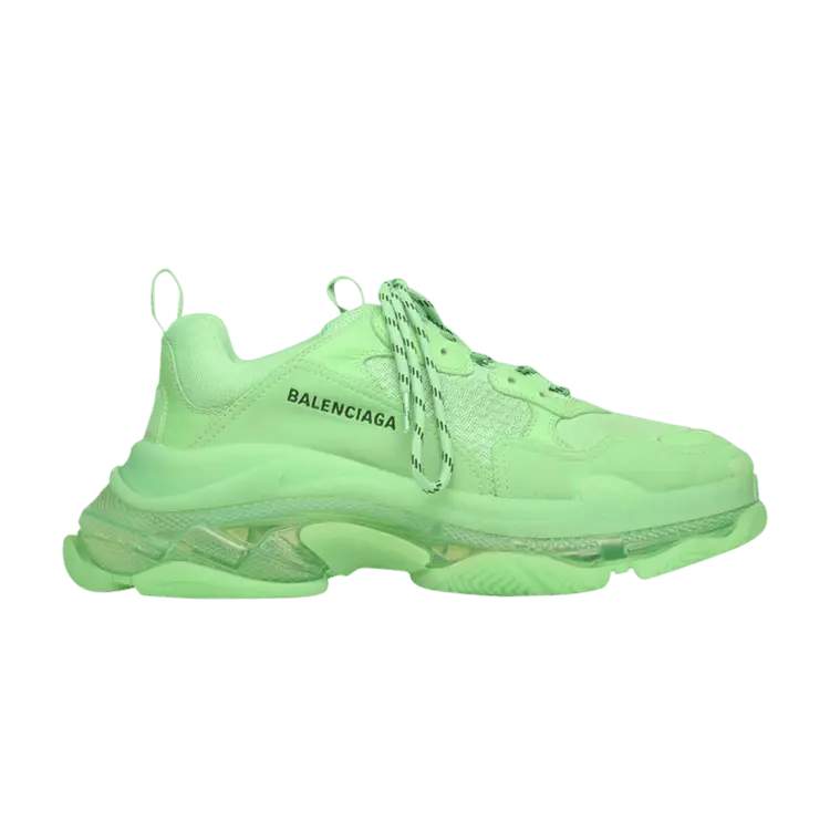 

Кроссовки Balenciaga Triple S Sneaker Clear Sole - Neon Green, зеленый