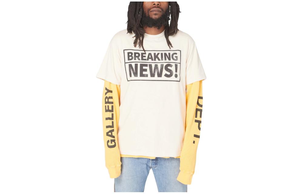 

Срочные новости Футболка Gallery Dept., белая