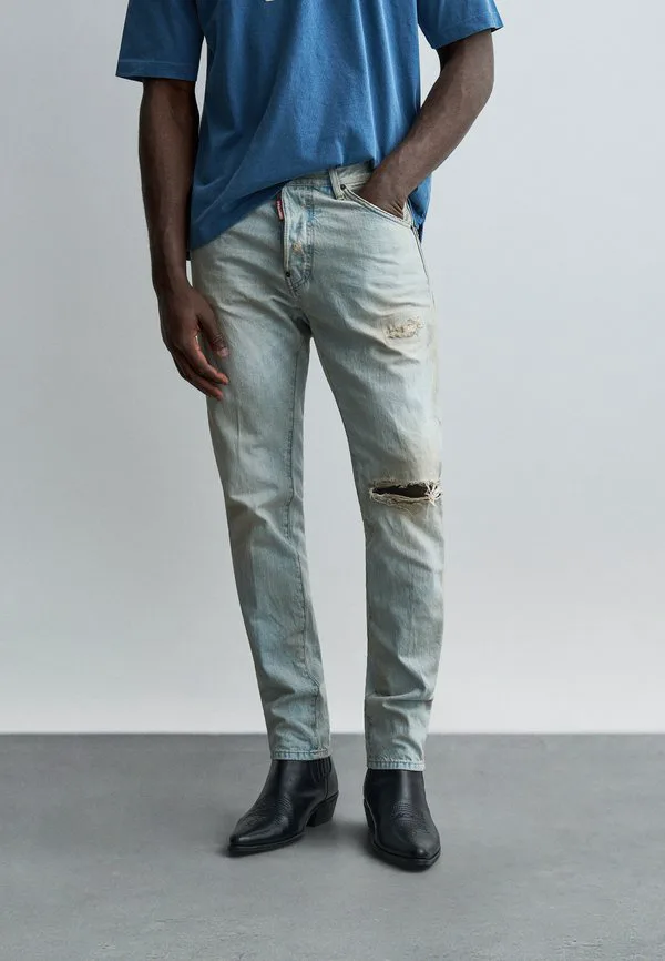 Джинсы прямого кроя Dsquared2, Navy Blue