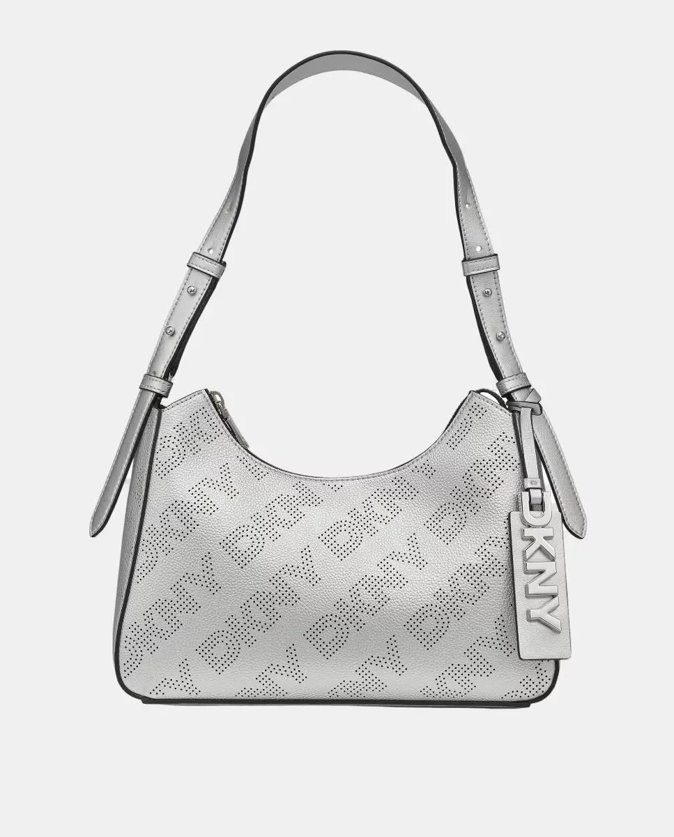 

Сумка через плечо SHELLY DKNY, серебряный