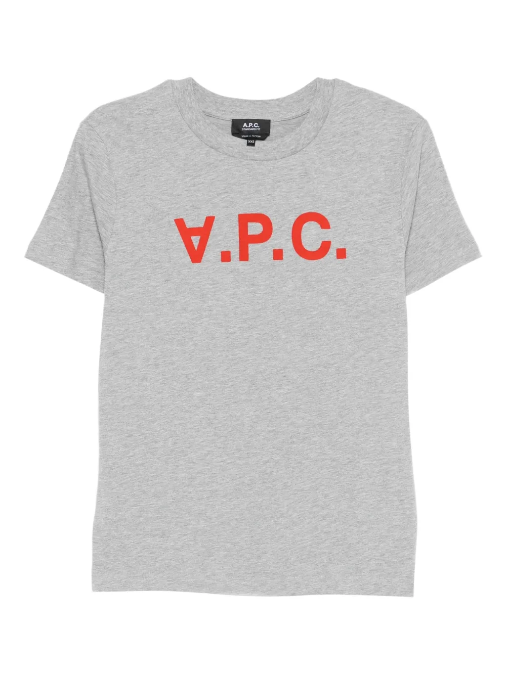 

Футболка с логотипом A.P.C., серый