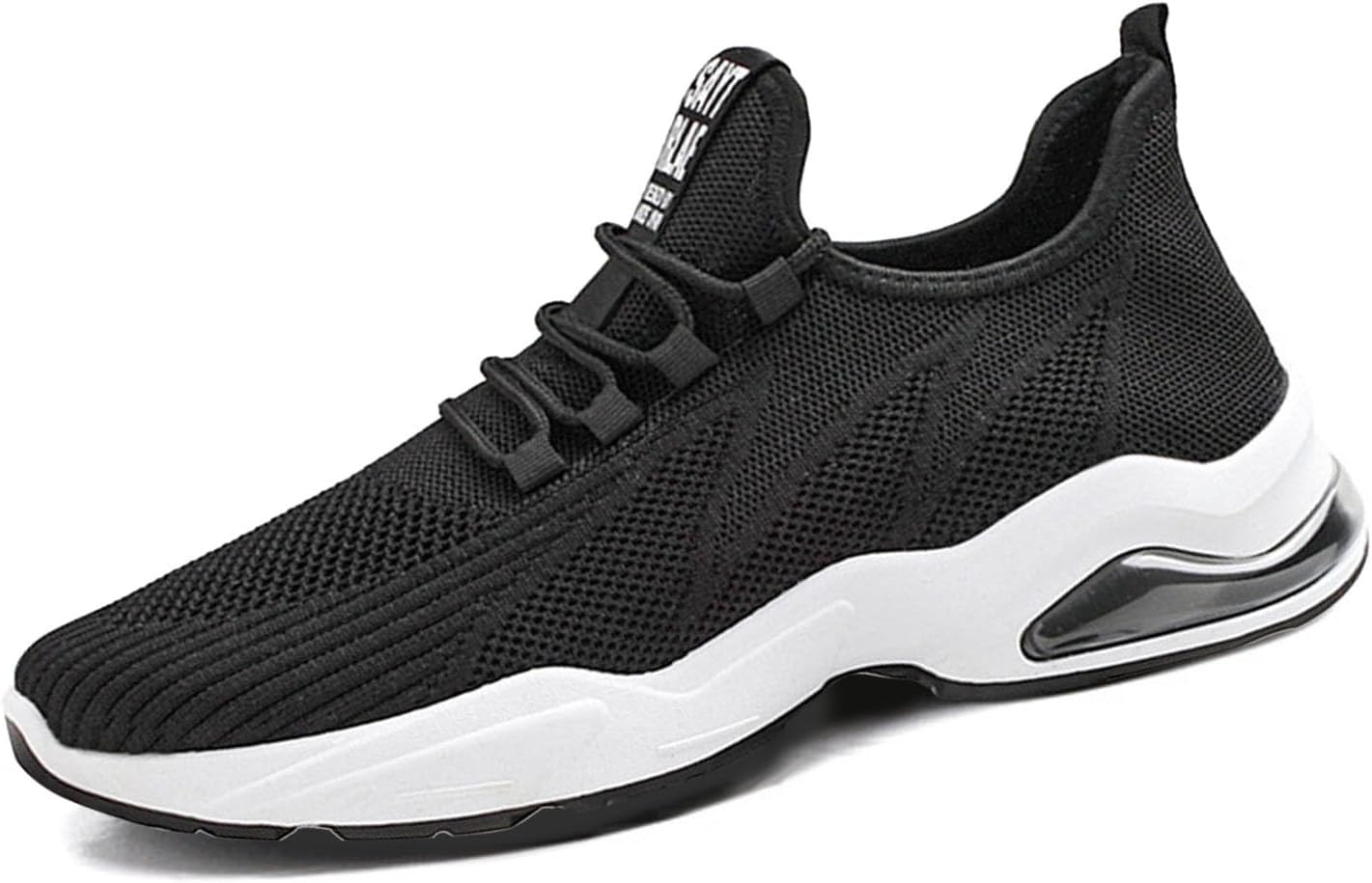 

Мужские весенние и летние новые модные легкие кроссовки с нескользящей подошвой, модные кеды для мужчин 12 Generic, черный