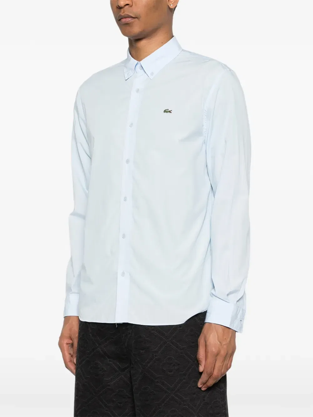 Рубашка с длинными рукавами Lacoste, синий — фото 3