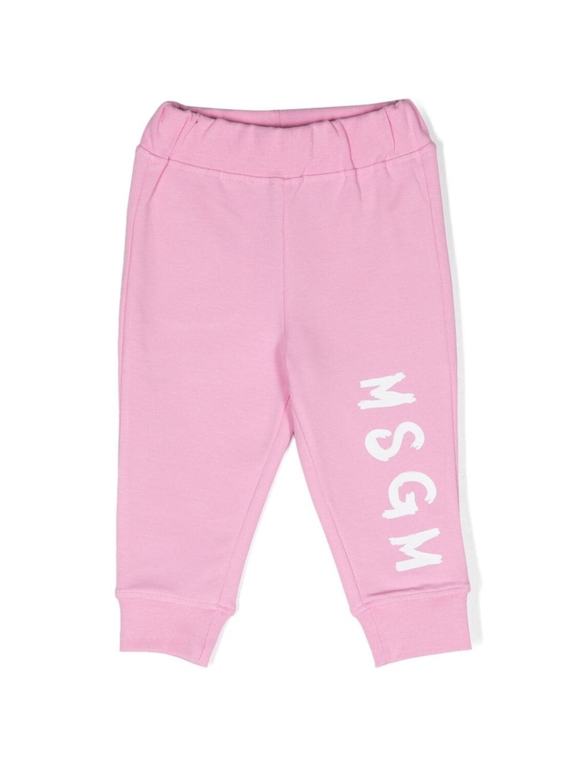 

MSGM Kids спортивные брюки с логотипом, розовый