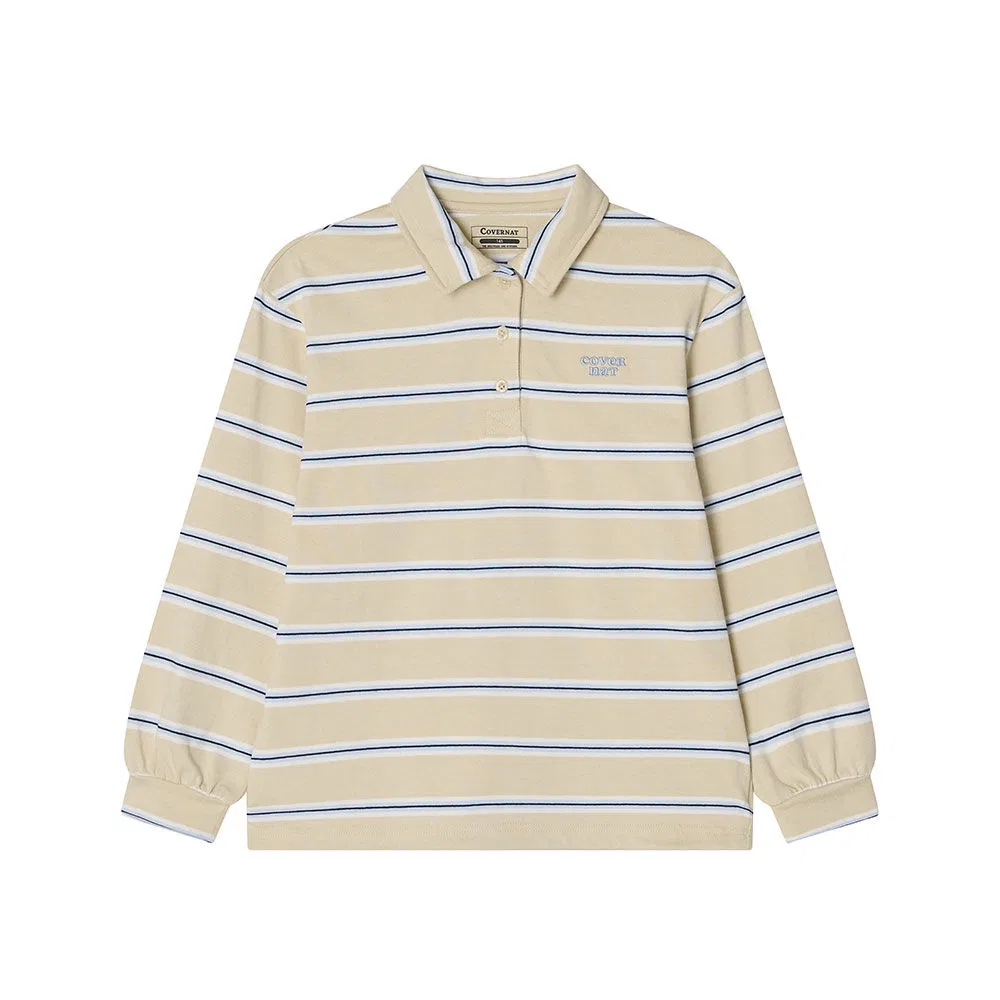 Детская футболка поло Cozy Line, бежевая, от Covernat Kids