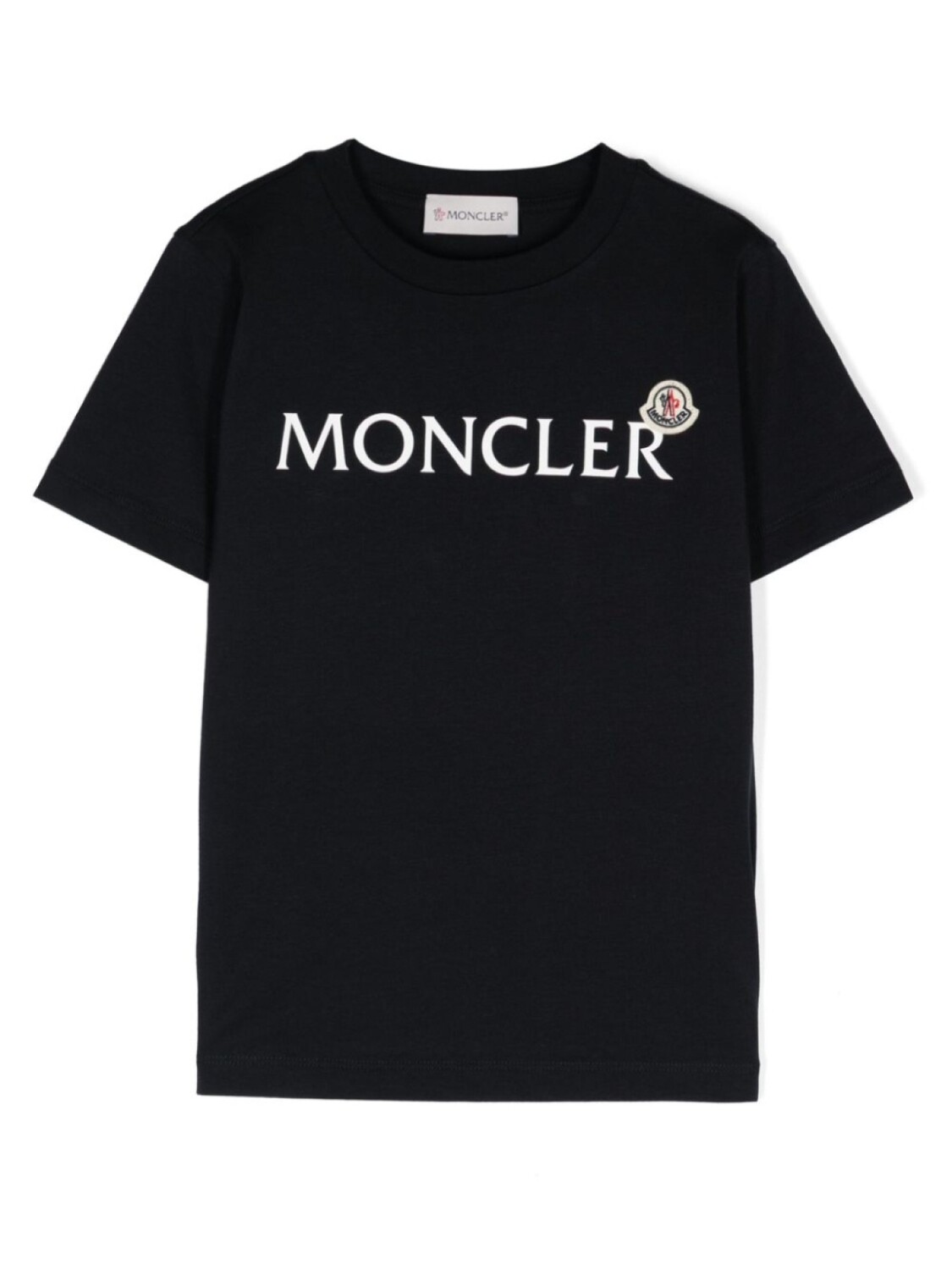 

Moncler Enfant футболка с логотипом, синий