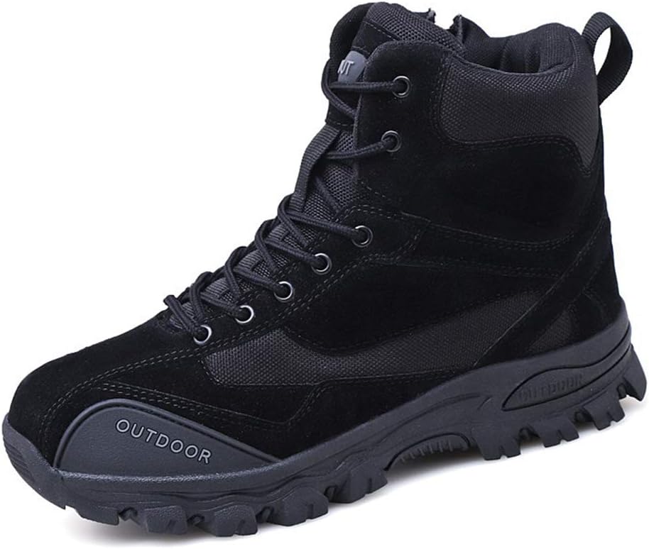 

Мужские армейские тактические ботинки, высокие боевые ботинки для активного отдыха, альпинизма и походов, военные, зеленые, 39/UK 6.5/US 7 Jlfzc