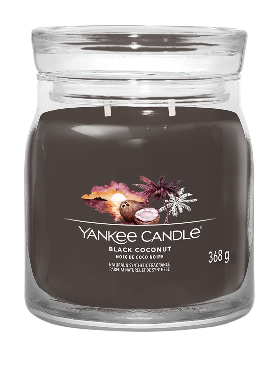 

Ароматическая свеча Yankee Candle BLACK COCONUT