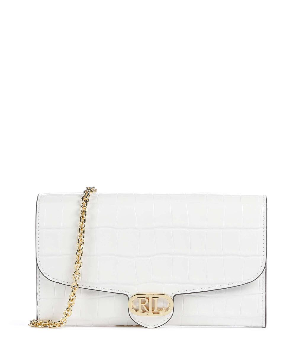 

Кошелек Adair 20 из тисненой коровьей кожи Lauren Ralph Lauren, белый