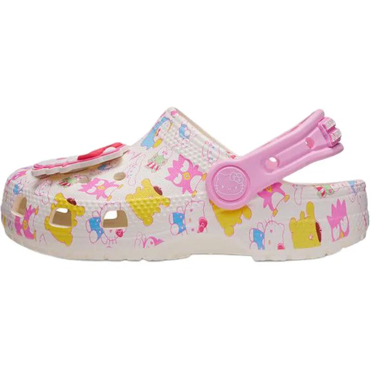 Кроссовки для малышей Crocs x Hello Kitty Classic Clog белые