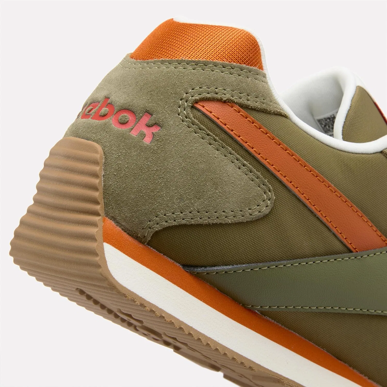 Кроссовки Reebok Unisex Glide Low Trainers, Grittygreen Rustorange Sportred — фото 2