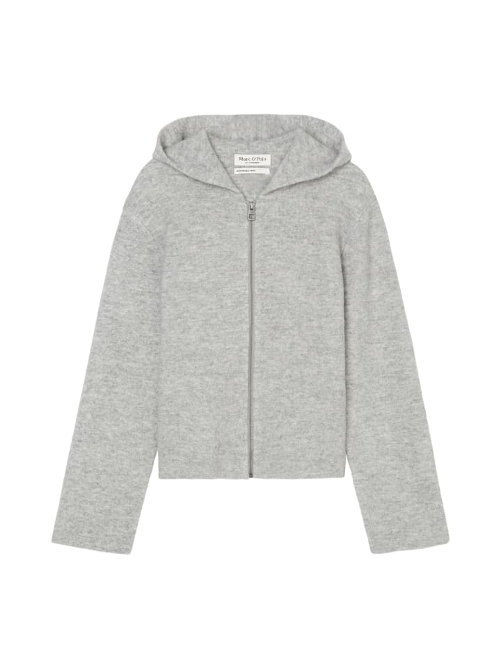 

Кардиган Marc O'Polo Hoodie-Cardigan oversized, цвет mid stone melange