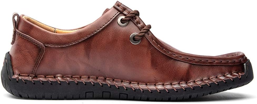 

Мужские лоферы повседневные кожаные туфли, пенни-лодочки, мокасины, балетки, оксфорды для прогулки Asifn, темно-коричневый