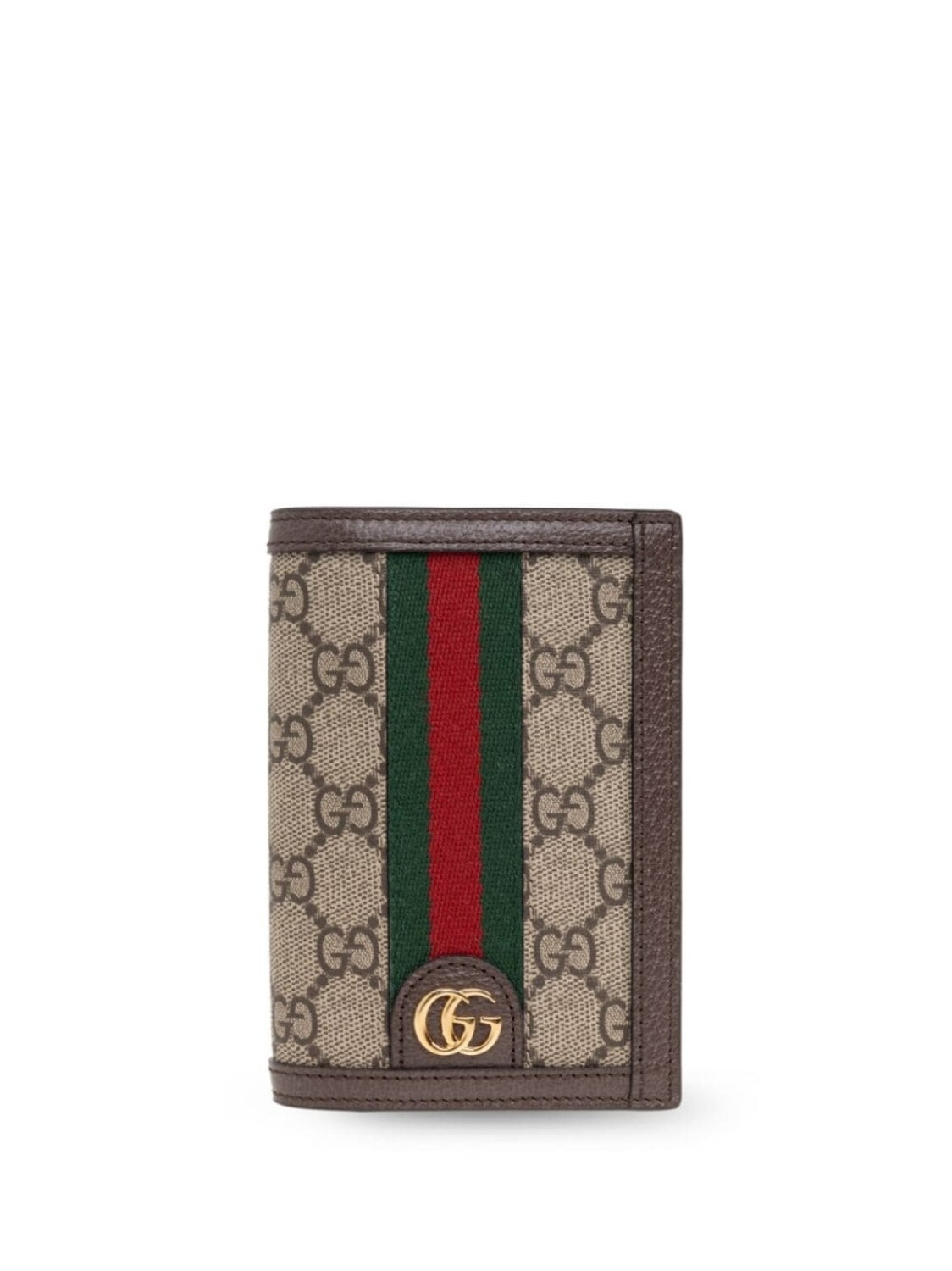 

Gucci паспортный футляр Ophidia, коричневый