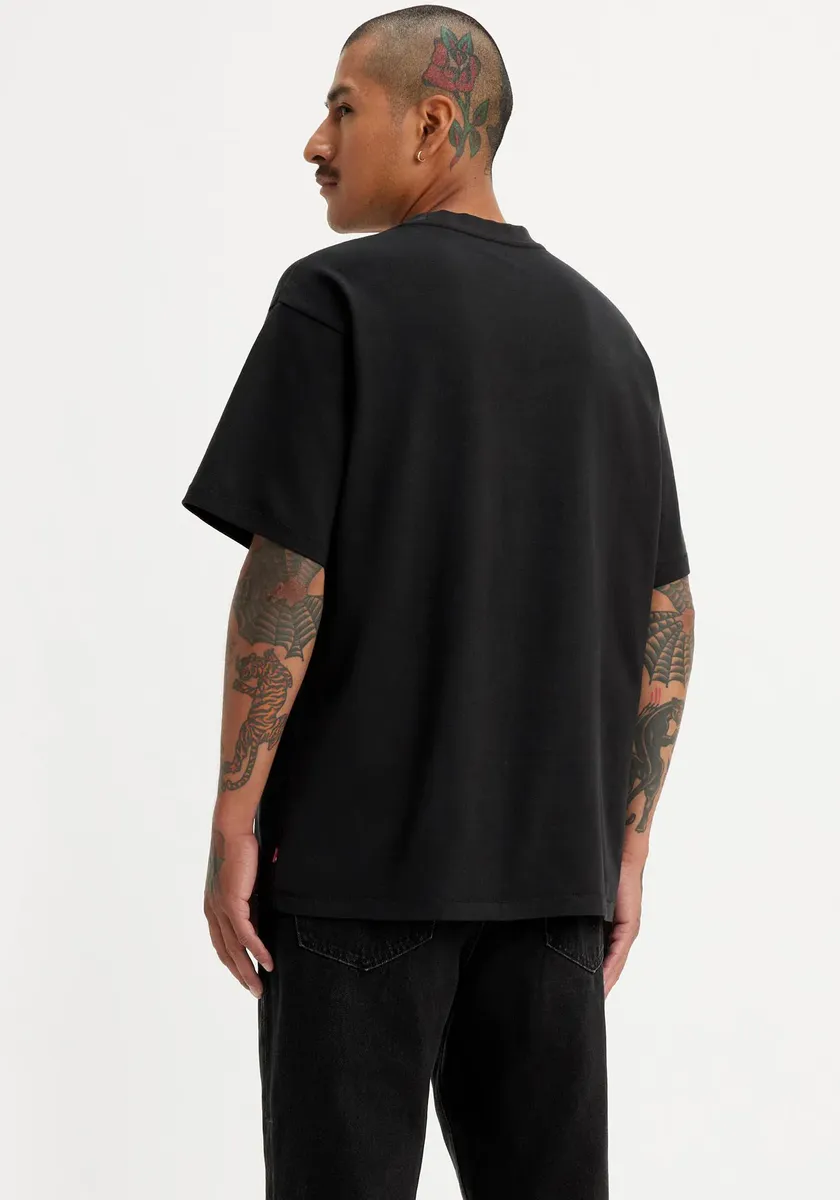 Рубашка Levi's с круглым вырезом "LE RED TAB VINTAGE TEE" в классическом дизайне Levi's, черный — фото 3