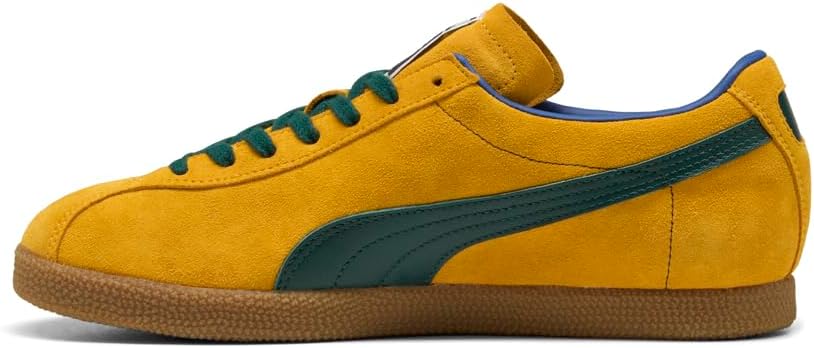 Мужские кроссовки PUMA Brasil на шнуровке для повседневной носки - оранжевые — фото 3