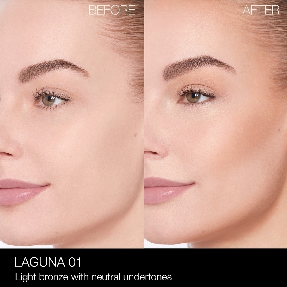 Мини-Пудра Laguna Bronzing Powder, компактная бронзирующая пудра для контурирования лица, мини Nars, atspalvis laguna 01 3,5 гр — фото 3