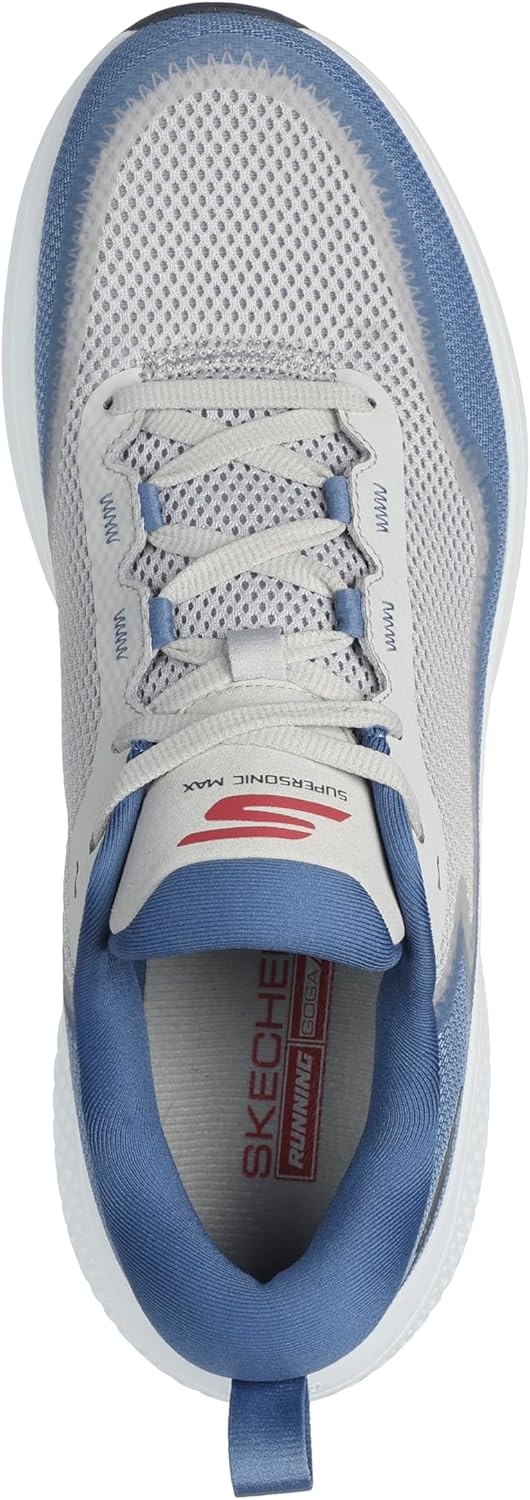 Мужские кроссовки Skechers Go Run Supersonic Max, синий/серый — фото 2